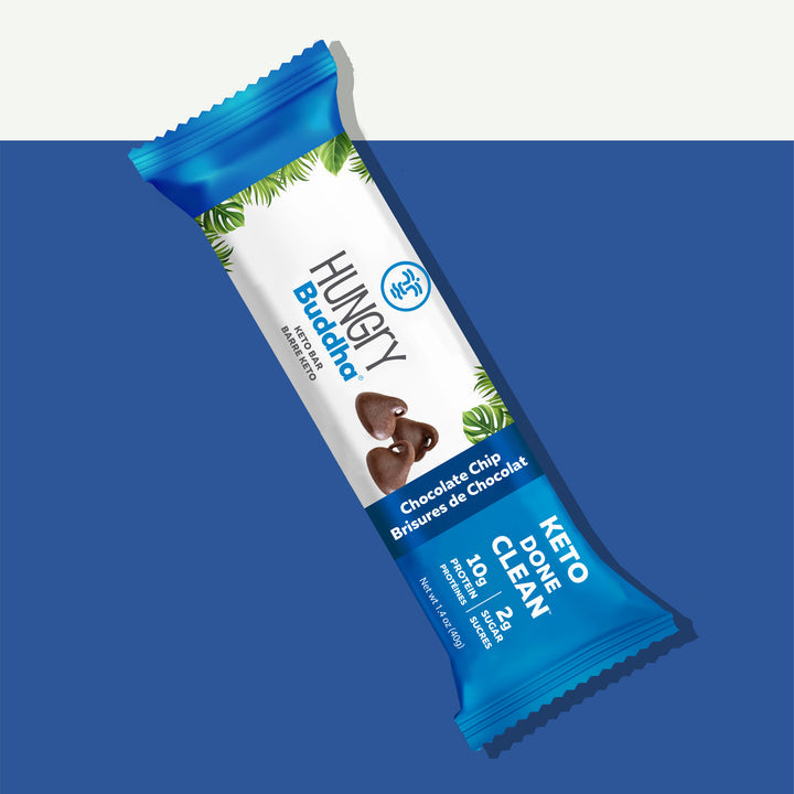Hungry Buddha Keto Bar - Chocolate Chip (40g) - Lifestyle Markets